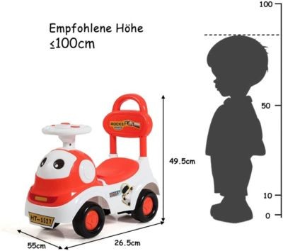 COSTWAY Rutschauto zum Rutschen Schieben Reiten Поездка на слайд-машине для катания на слайде