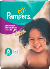 Pampers Active Fit Подгузники Размер 6 Экстра large 15+ kg, 21 шт