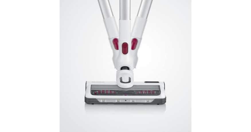 Severin Severin HV 7166, Stielstaubsauger weiss/rot  weiss/rot Severin HV 7166, палочный пылесос белый/красный