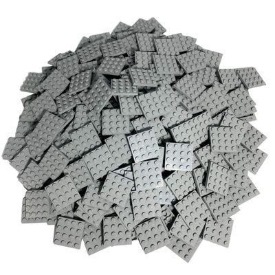 LEGO LEGO 4x4 Platten Hellgrau - 50 Stueck - Light bluish grey plate 3031 Тарелки LEGO 4x4 светло-серые - 50 штук - Светло-голубовато-серая пластина 3031