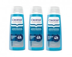Clearasil Poren Befreier Gesichtswasser Ежедневная очищающая вода для лица, Набор 3 шт. x 200 мл 