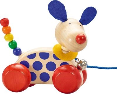 Selecta Nachziehtier Hund Nico Потяните за собой игрушечного пса Нико