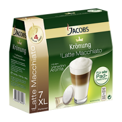 Jacobs Kronung Кофе Латте макиато 162г, 7 саше