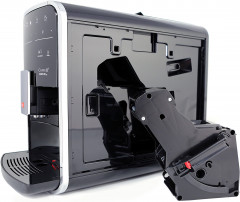 Melitta Melitta Kaffeevollautomat Barista TS Smart F850-101, silber, 21 Kaffeerezepte  8 Benutzerprofile, 2-Kammer Bohnenbehalter  Полностью автоматическая кофемашина Melitta Barista TS Smart F850-101, серебристый, 21 рецепт кофе, 8 пользовательских профи