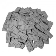 LEGO LEGO 4x8 Platten Hellgrau - 100 Stueck - Light Bluish Grey plate 3035 LEGO 4x8 тарелки светло-серые - 100 штук - светло-голубовато-серая тарелка 3035
