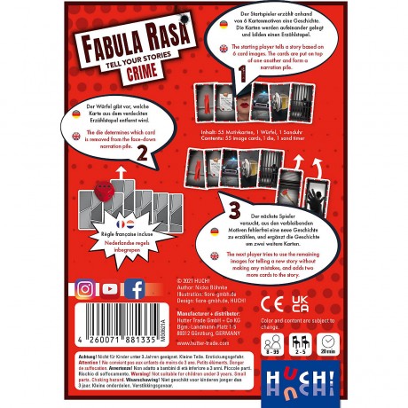 HUCH! Fabula Rasa Crime (Spiel) Fabula Rasa Crime (Игра)