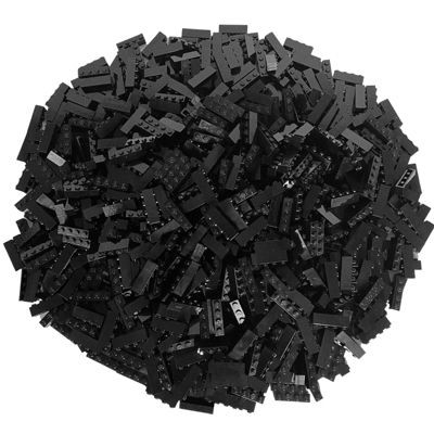 LEGO LEGO 1x4 Steine Schwarz - 500 Stuck - Black Bricks 3010 LEGO 1x4 Bricks Black — 500 штук — Black Bricks 3010