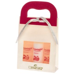 LaNature Geschenkset in der Grifftasche klein Korperpflegeset Granatapfel, 1 шт.