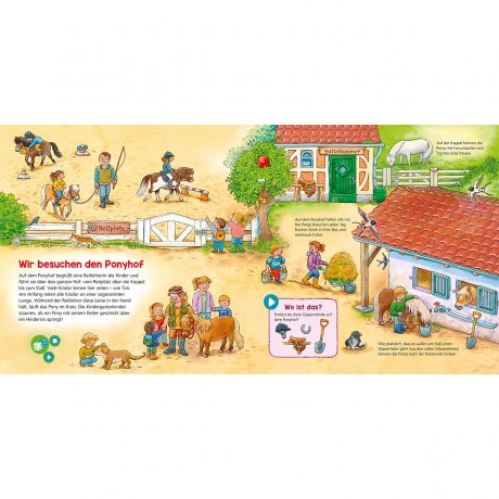 Tessloff Verlag BOOKii®: Komm mit auf den Ponyhof! BOOKii®: Приходи на пони-ферму!