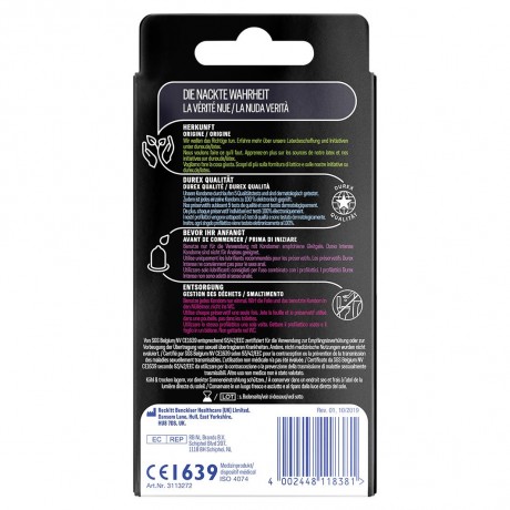 Durex Durex Intense Orgasmic Kondome stimulierend  Стимулирующие презервативы Durex Intense Orgasmic