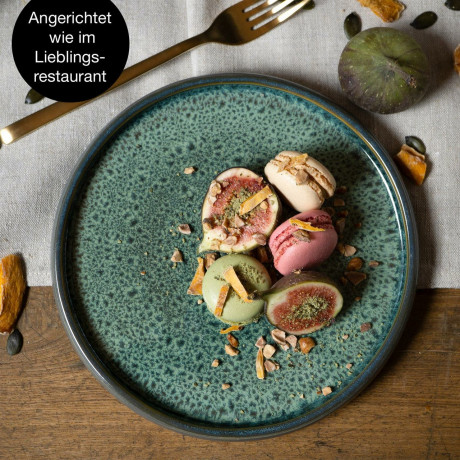 Moritz & Moritz Moritz & Moritz Dessert Teller 4-tlg REACTIV grun Десертная тарелка Moritz &amp; Moritz, 4 предм. REACTIV