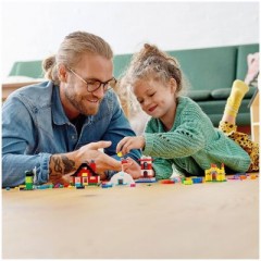 LEGO LEGO Classic 11008 LEGO Bausteine - bunte Hauser LEGO Classic 11008 LEGO Building Blocks — Разноцветные домики