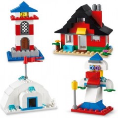 LEGO LEGO Classic 11008 LEGO Bausteine - bunte Hauser LEGO Classic 11008 LEGO Building Blocks — Разноцветные домики