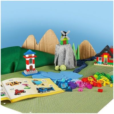 LEGO LEGO Classic 11008 LEGO Bausteine - bunte Hauser LEGO Classic 11008 LEGO Building Blocks — Разноцветные домики