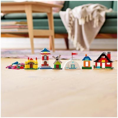 LEGO LEGO Classic 11008 LEGO Bausteine - bunte Hauser LEGO Classic 11008 LEGO Building Blocks — Разноцветные домики