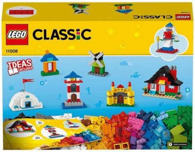 LEGO LEGO Classic 11008 LEGO Bausteine - bunte Hauser LEGO Classic 11008 LEGO Building Blocks — Разноцветные домики