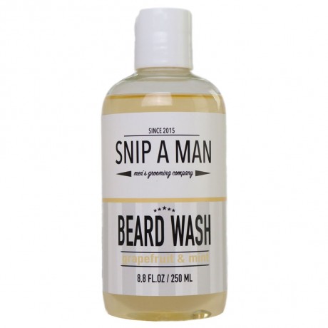 SNIP A MAN Beard Wash grapefruit & mint  Средство для мытья бороды с грейпфрутом и мятой