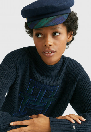 Tommy Hilfiger MONOGRAM GRAPHIC MOCK-NK Jumper desert sky MONOGRAM GRAPHIC MOCK-NK Джемперы небо пустыни