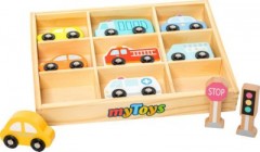 myToys ORIGINALS Holz Fahrzeugset деревянный автомобильный набор