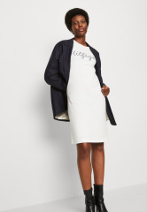 Tommy Hilfiger ROPE PUFF PRINT KNEE Jersey dress ecru ROPE PUFF PRINT KNEE Платье из джерси экрю