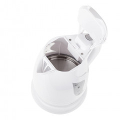 Adler Adler Wasserkocher AD 08w, 1 l, 850,00 W, kabellos, mit Abschaltautomatik, fur Reisen, Weiss  Чайник Adler AD 08w, 1 л, 850,00 Вт, беспроводной, с автоотключением, для путешествий, белый