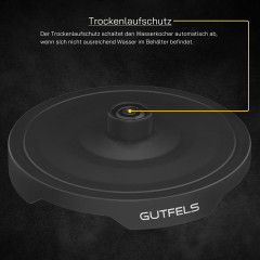 Gutfels Gutfels Wasserkocher WATER 3010 G, 2200 W, Graffiti-Style, 1,7 Liter, 2200 Watt, 360 Grad Sockel  Чайник Gutfels WATER 3010 G, 2200 Вт, стиль граффити, 1,7 литра, 2200 Вт, основание 360 градусов