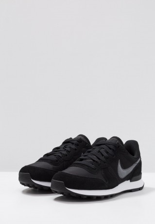 Nike Sportswear INTERNATIONALIST Sneaker low black/dark grey INTERNATIONALIST Низкие кроссовки женские черный/темно-серый