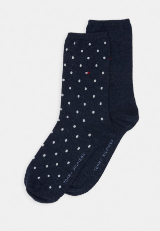 Tommy Hilfiger 2 PACK Socks dark-blue denim 2 УПАКОВКИ носков темно-синий деним