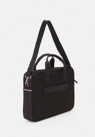 Tommy Hilfiger ELEVATED COMPUTER BAG UNISEX Briefcase black ПОВЫШЕННАЯ СУМКА ДЛЯ КОМПЬЮТЕРА УНИСЕКС Портфель черный