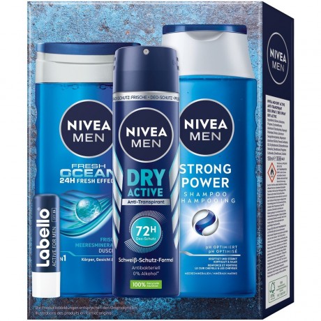 Nivea Strong Power Geschenkset  Подарочный набор "Сильная сила"