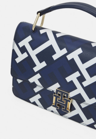 Tommy Hilfiger PUSHLOCK CROSSOVER MON Across body bag space blue PUSHLOCK CROSSOVER MON Сумка через плечо космический синий