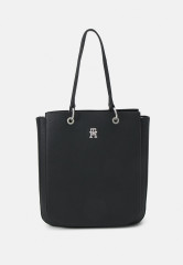 Tommy Hilfiger EMBLEM WORK TOTE Tote bag black EMBLEM WORK TOTE Сумка-тоут черный