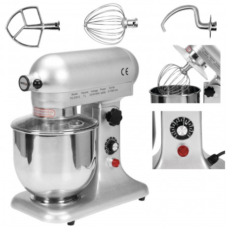 TRIZERATOP TRIZERATOP Handmixer Kuchenmaschine, Knetmaschine, Teigmaschine, 7L, 350 W  Ручной миксер TRIZERATOP, машина для замешивания тортов, тестомес, машина для теста, 7л, 350 Вт