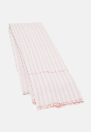 Tommy Hilfiger ESSENTIAL FLAG  Scarf soothing pink/white ESSENTIAL FLAG Шар спокойный розовый/белый