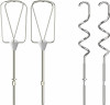 Krups Krups Handmixer GN4001 3 Mix 4000, 450 W, Turbo- und Auswurf-Funktion, inkl. 2 Ruhrbesen und 2 Knethaken  Ручной миксер Krups GN4001 3 Mix 4000, 450 Вт, турбонаддув и функция выброса, включая 2 венчика и 2 насадки для теста