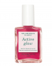 Manucurist Active Glow Blueberry + Raspberry, укрепляющий лак для ногтей с эффектом геля и натурального сияния, холодный розово-лиловый и ягодно-розовый, уход и укрепление ногтей, 2х15 мл