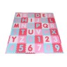 KNORR Toys Puzzlematte Alphabet + Zahlen pink-rosa Коврик-пазл алфавит+цифры розовый-розовый