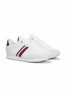 Tommy Hilfiger ESSENTIAL SIGNATURE TAPE RUNNER Trainers white ESSENTIAL SIGNATURE TAPE RUNNER — кроссовки белый