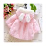 frler frler Hasenohren Mantel fur Baby Madchen Mantel fur Madchen frler кроличьи ушки Пальто для девочки Пальто для девочки