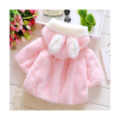 frler frler Hasenohren Mantel fur Baby Madchen Mantel fur Madchen frler кроличьи ушки Пальто для девочки Пальто для девочки