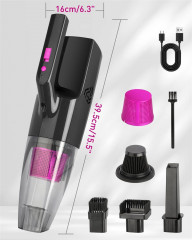 Yoyaxi Akku-Handstaubsauger Tragbarer Handstaubsauger von Hoover, 3-Stunden-Akkubetrieb fur das Heimtierburo Беспроводной ручной пылесос Yoyaxi Портативный ручной пылесос Hoover, 3 часа работы от аккумулятора, для офиса с домашними животными