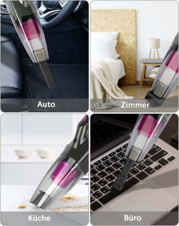 Yoyaxi Akku-Handstaubsauger Tragbarer Handstaubsauger von Hoover, 3-Stunden-Akkubetrieb fur das Heimtierburo  Беспроводной ручной пылесос Yoyaxi Портативный ручной пылесос Hoover, 3 часа работы от аккумулятора, для офиса с домашними животными