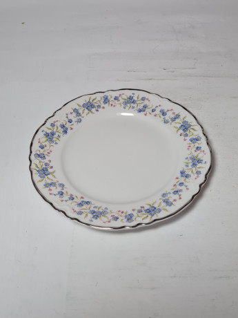 Hutschenreuther Bavaria Набор фарфоровых тарелок "Незабудки", 5 шт х 15,5 x 2 см, Германия, 1960-70гг.