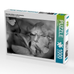 CALVENDO Puzzle CALVENDO Puzzle Abstrakte Blute in schwarzweiss Пазл CALVENDO Puzzle Абстрактные цветы в черно-белом цвете