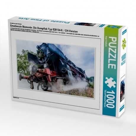 CALVENDO Puzzle CALVENDO Puzzle Emotionale Momente: Die Dampflok Typ 528134-0. \/ CH-Version Пазл CALVENDO Пазл Эмоциональные моменты: Паровоз тип 528134-0. \/ версия CH