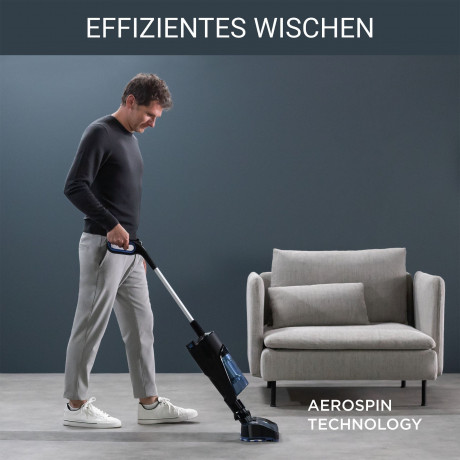 Rowenta Rowenta Nass-Trocken-Akkusauger GZ3038 X-Combo, 215 W, beutellos, Staubsaugen und rotierendes Wischen gleichzeitig, drei Reinigungsmodi  Беспроводной пылесос Rowenta GZ3038 X-Combo для влажной и сухой уборки, 215 Вт, без мешка, пылесосит и вращает