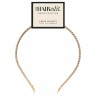 The Hair Edit Gold Cable Chaplet Headband Золотая повязка на голову в виде часовни