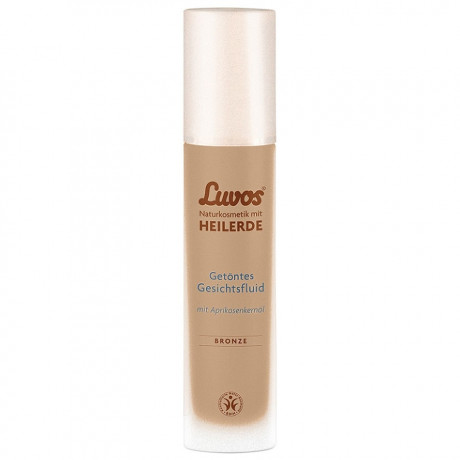 Luvos Getontes Gesichtsfluid mit Aprikosenkernol Bronze Тонирующий флюид для лица с маслом абрикосовых косточек