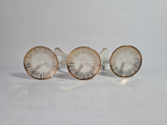 Подсвечник винтажный Alka Kunst Bavaria, белый фарфор с позолоченным декором, 26 x 6 x 11 см, Германия, 1960-70гг.