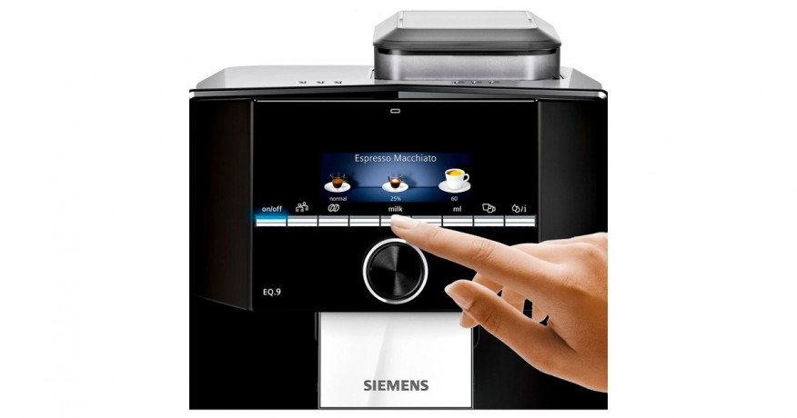 Siemens Siemens TI921509DE EQ.9 s100, Vollautomat schwarz/edelstahl schwarz, edelstahl Siemens TI921509DE EQ.9 s100, полностью автоматический, черный/нержавеющая сталь